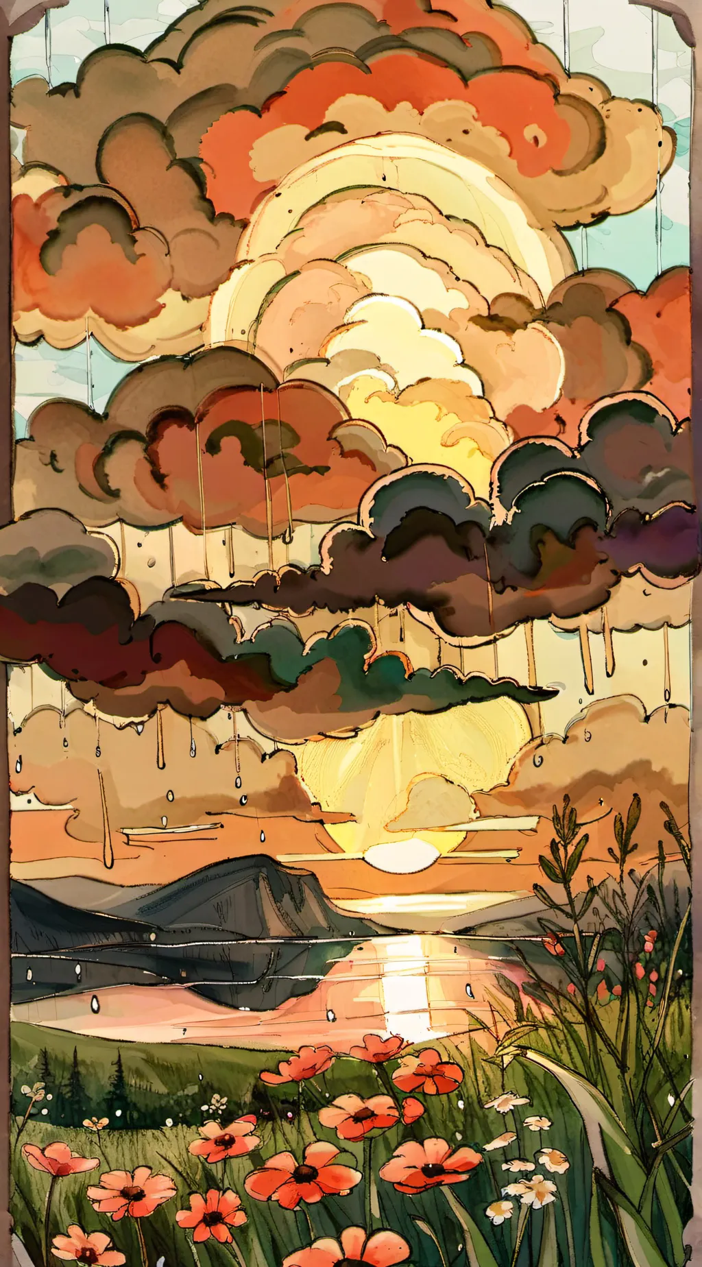 ai character: Thunder  background