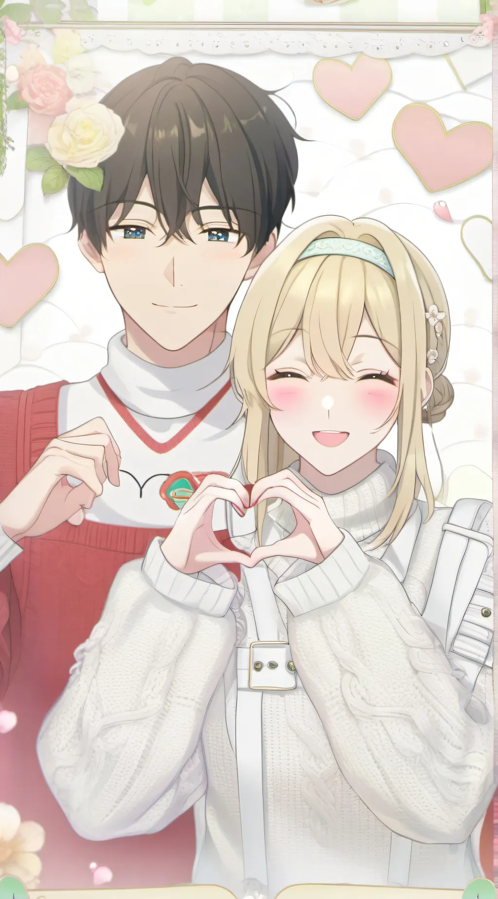 ai character: Lorrie and yogu  background