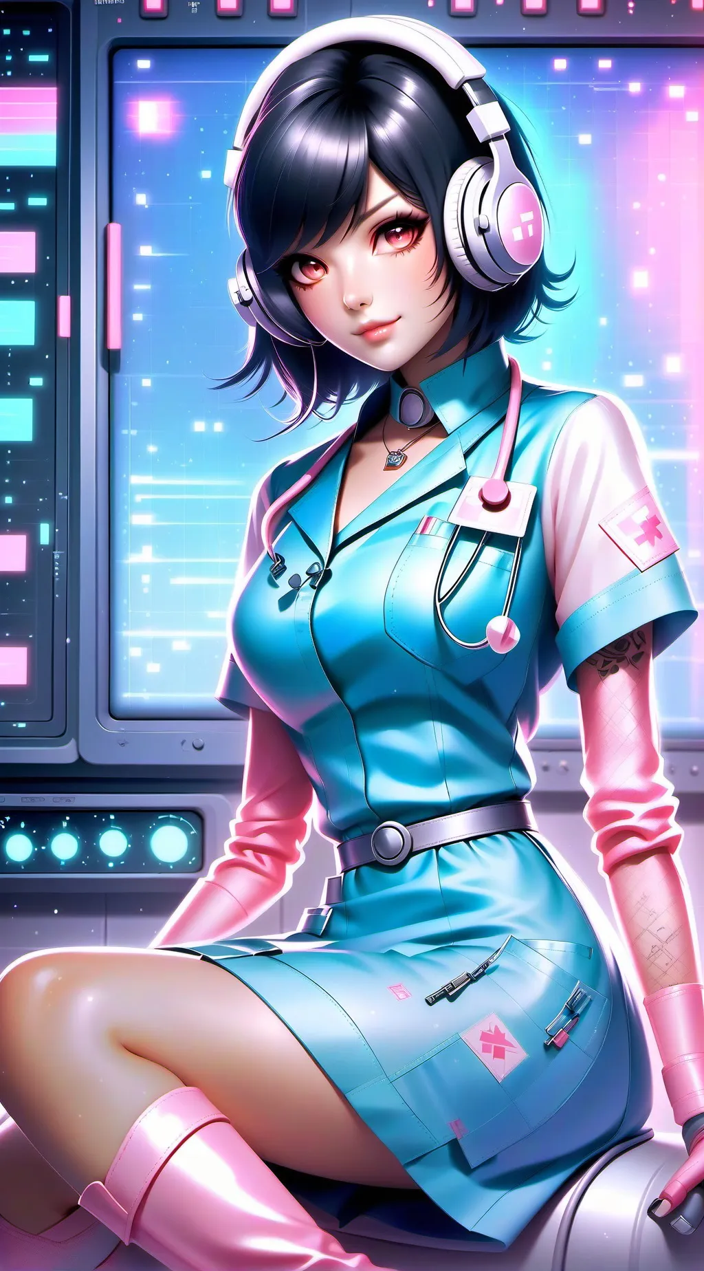 ai character: Grace background