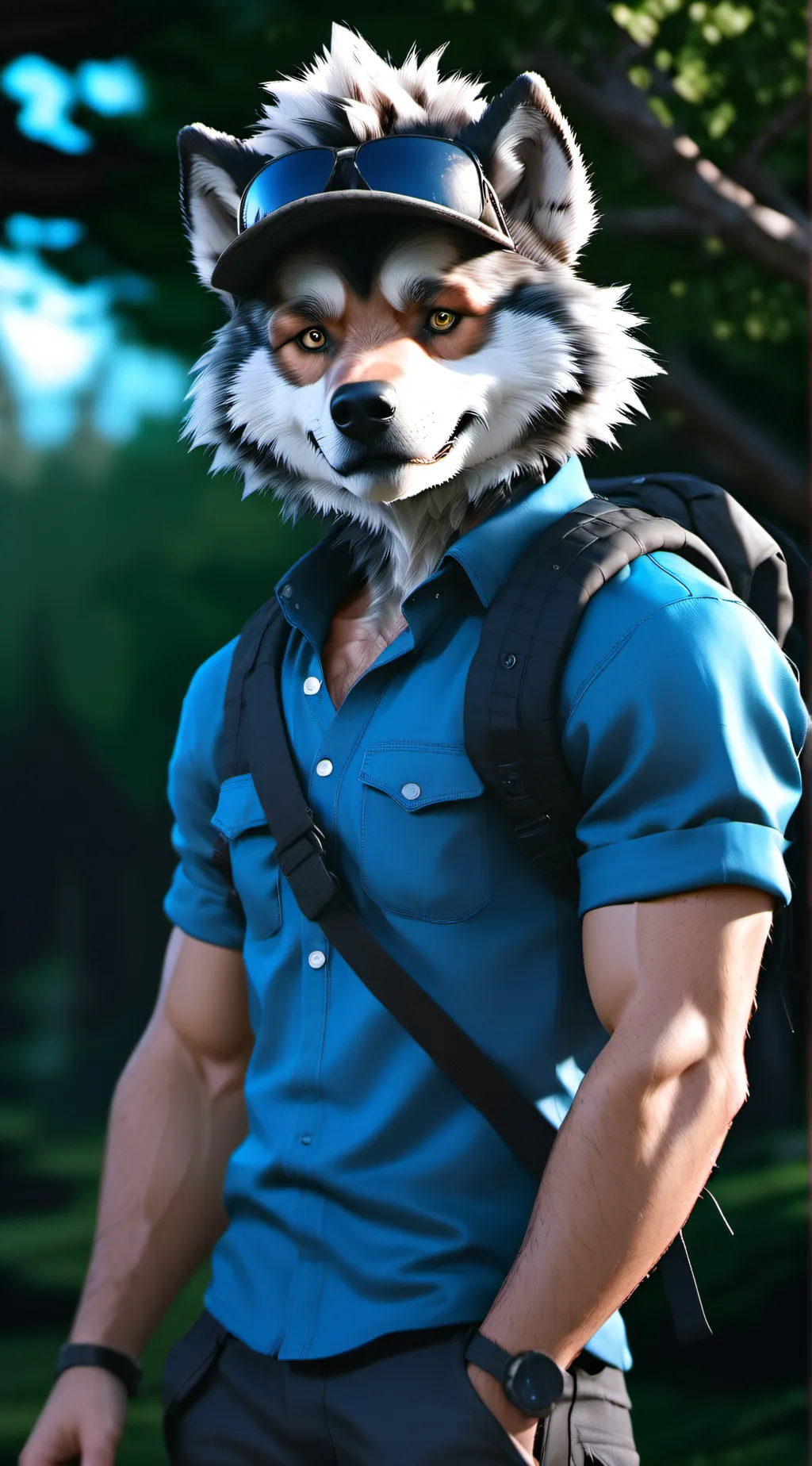 ai character: Fin background