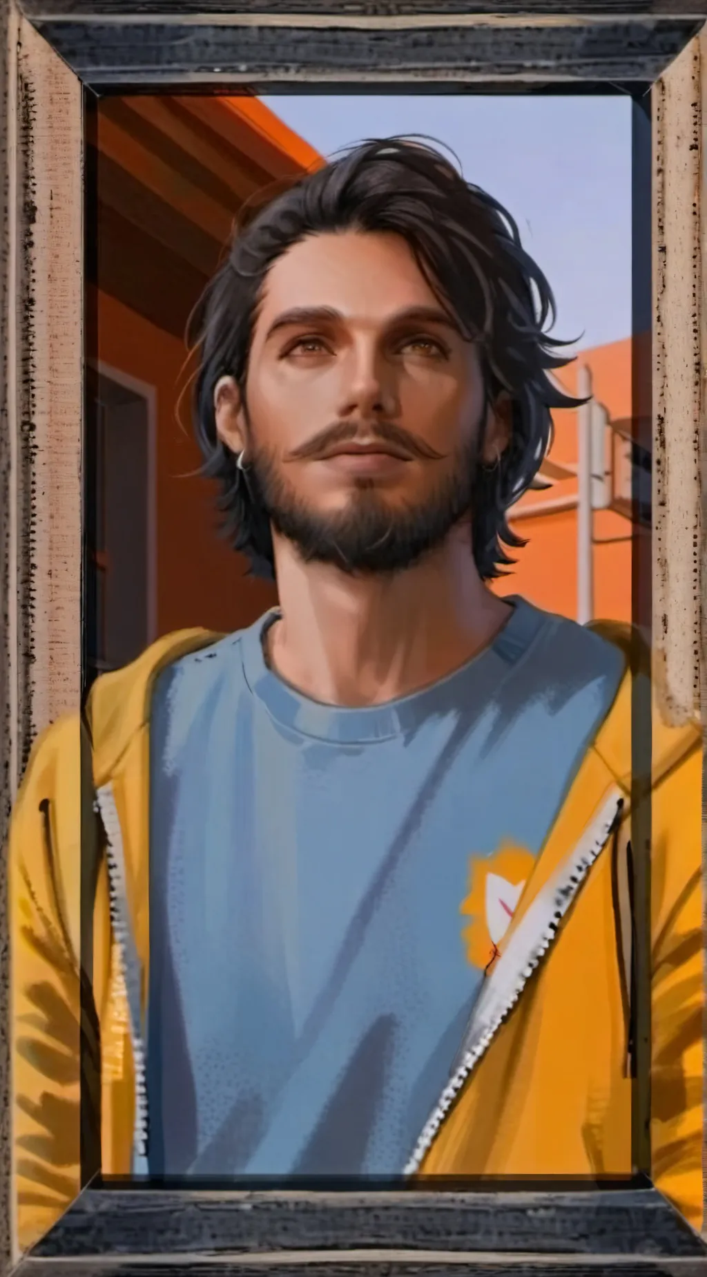 ai character: Alex Bale background