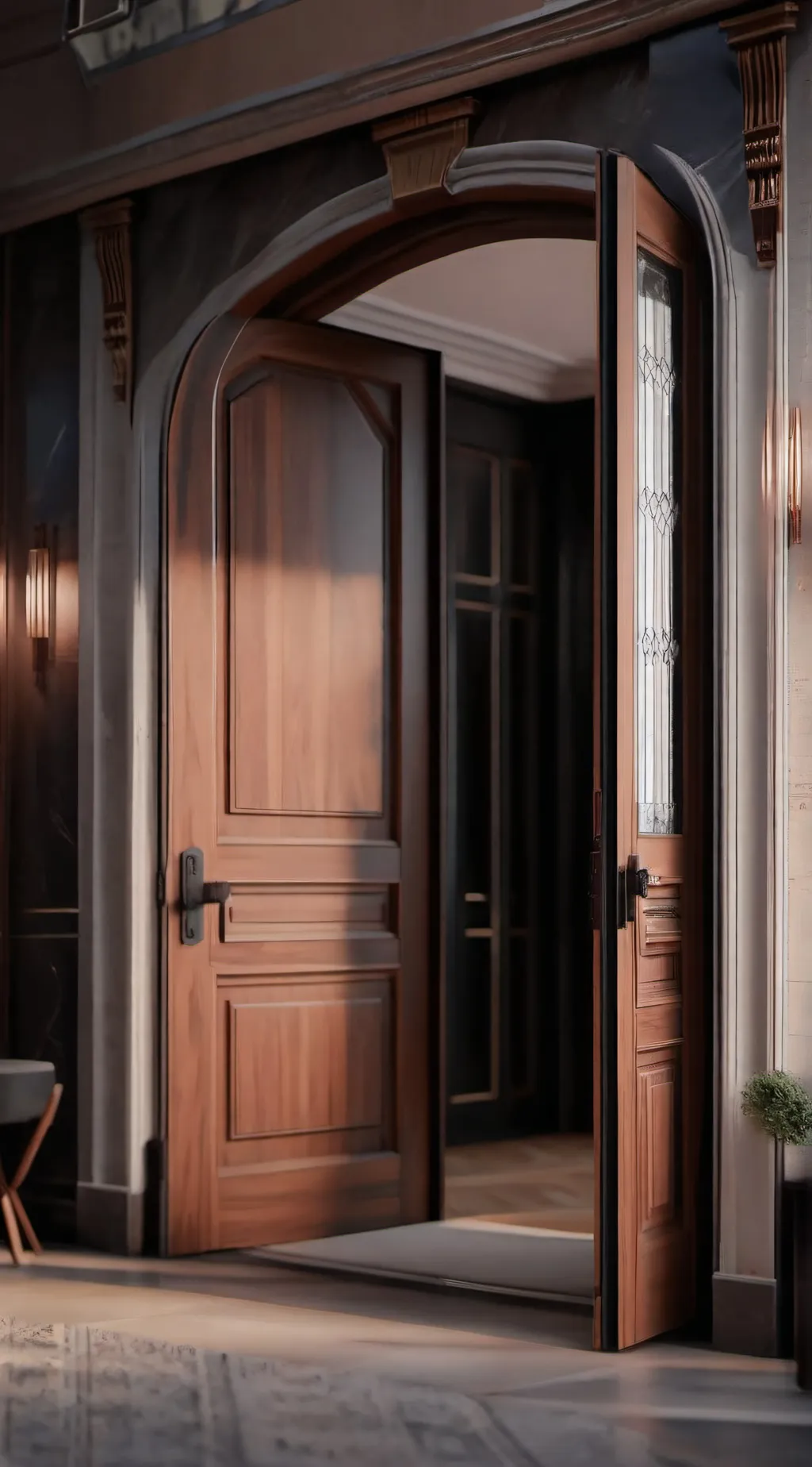 ai character: doors group chat background