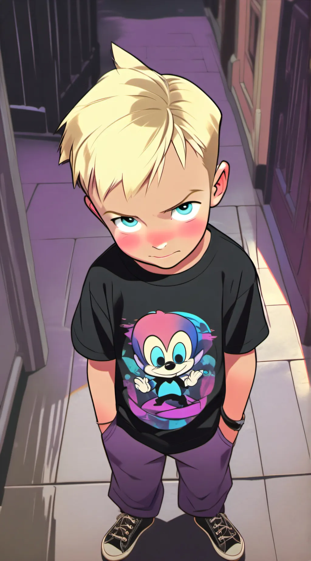 ai character: evil child background