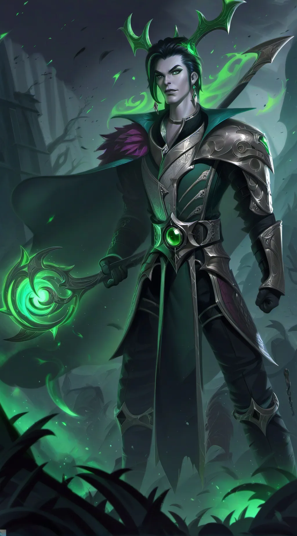 ai character: alastor  background