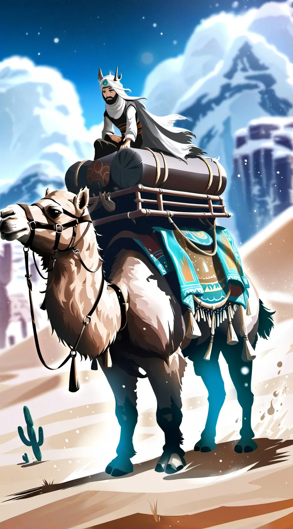 ai character: Lyrics background