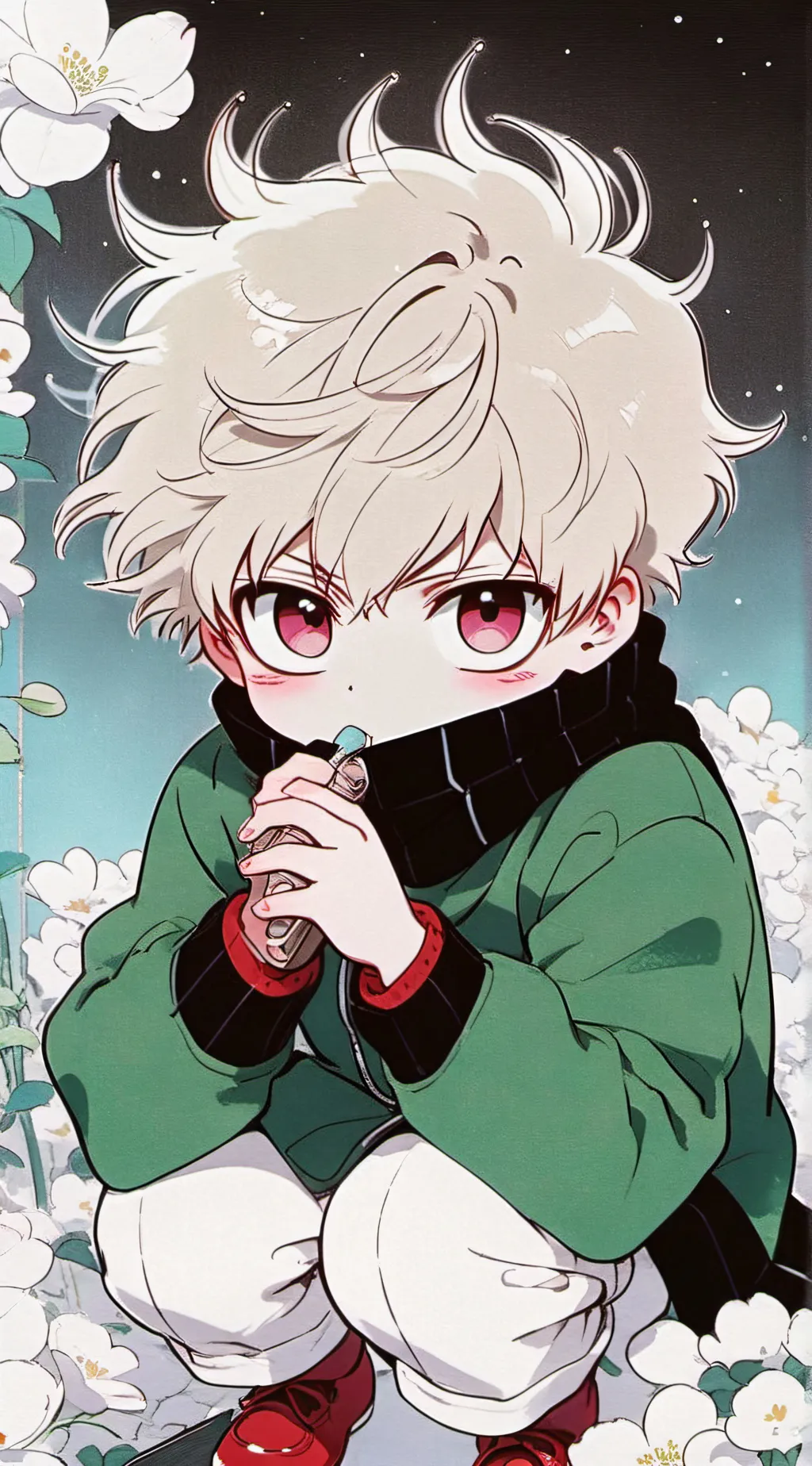 ai character: Baby bakugo background