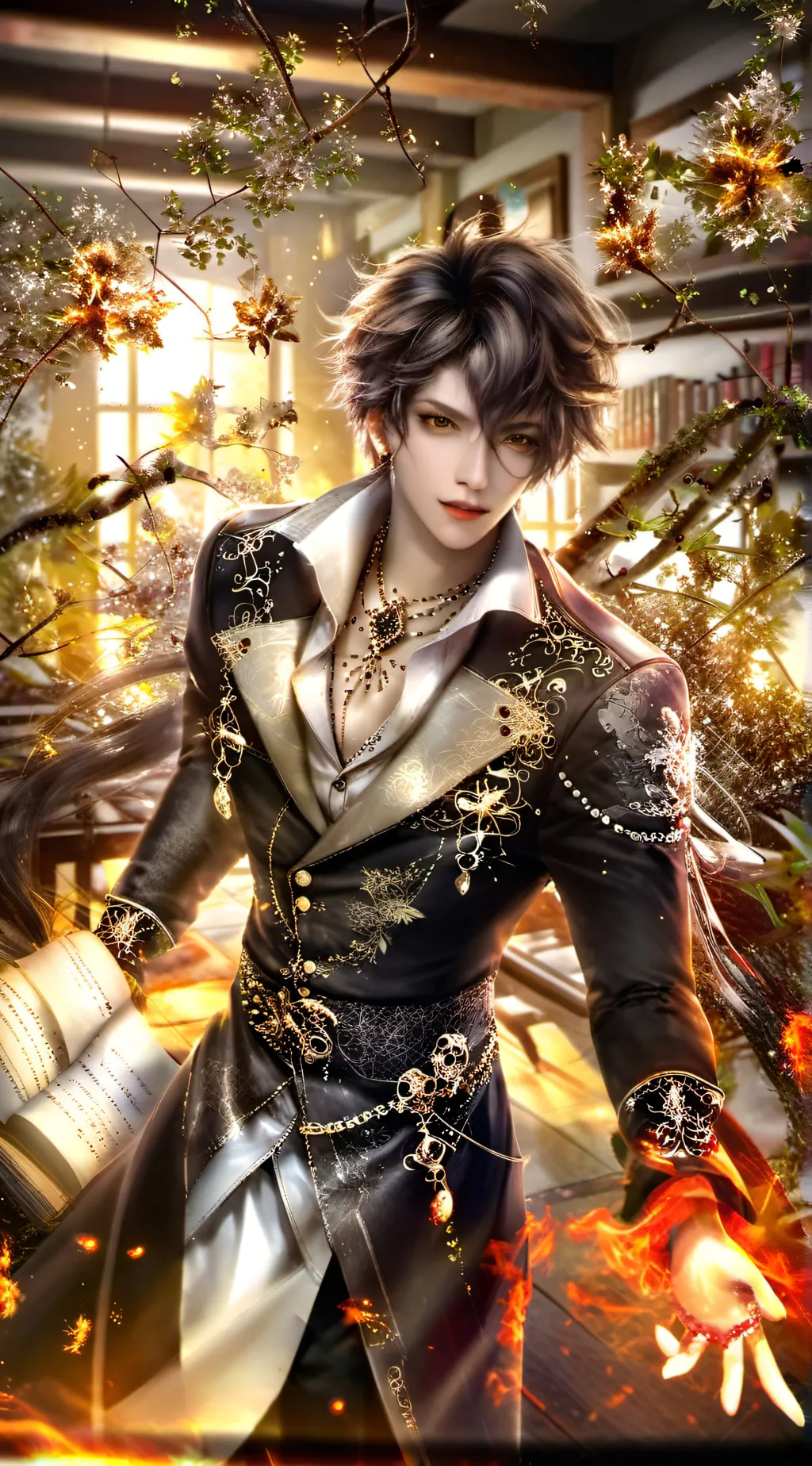 ai character: Power school background