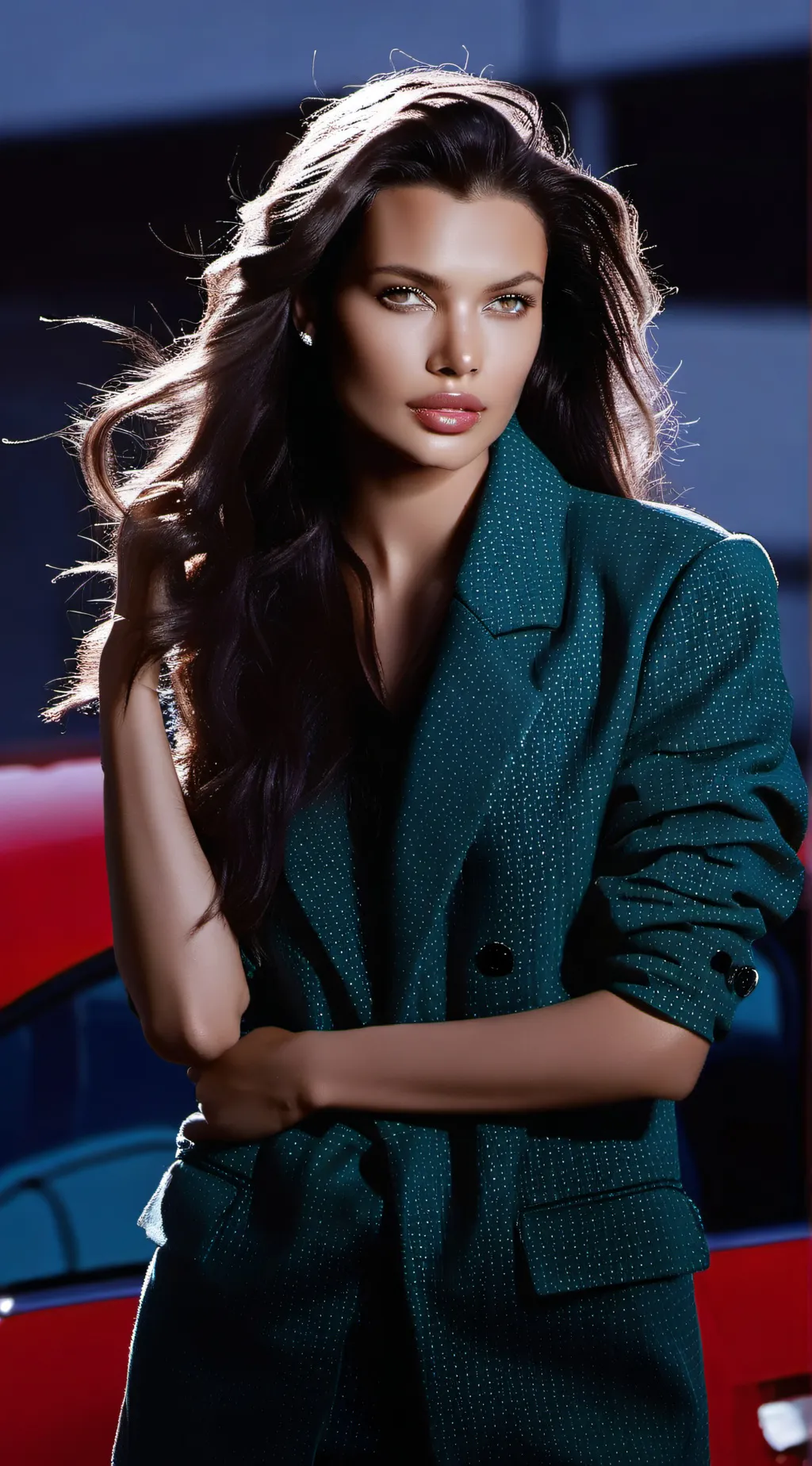 ai character: adrianna lima background