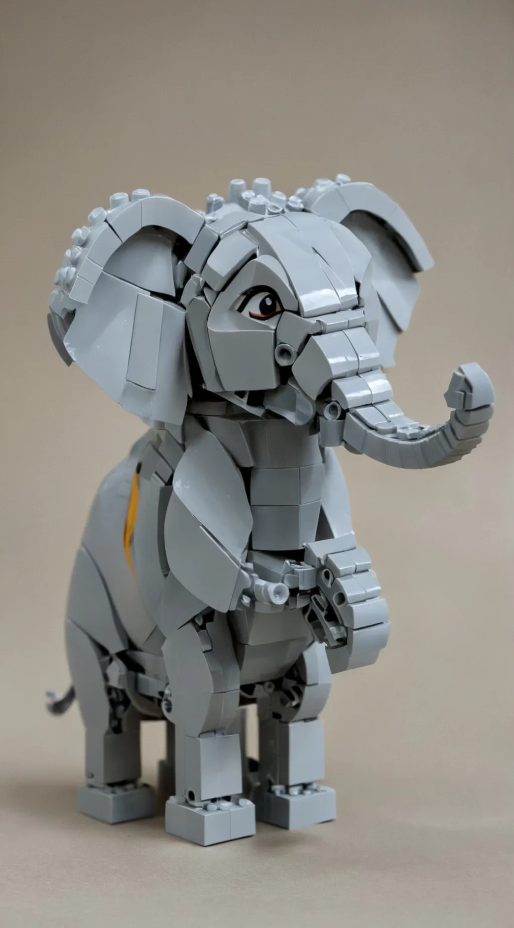 ai character: lego elephant background