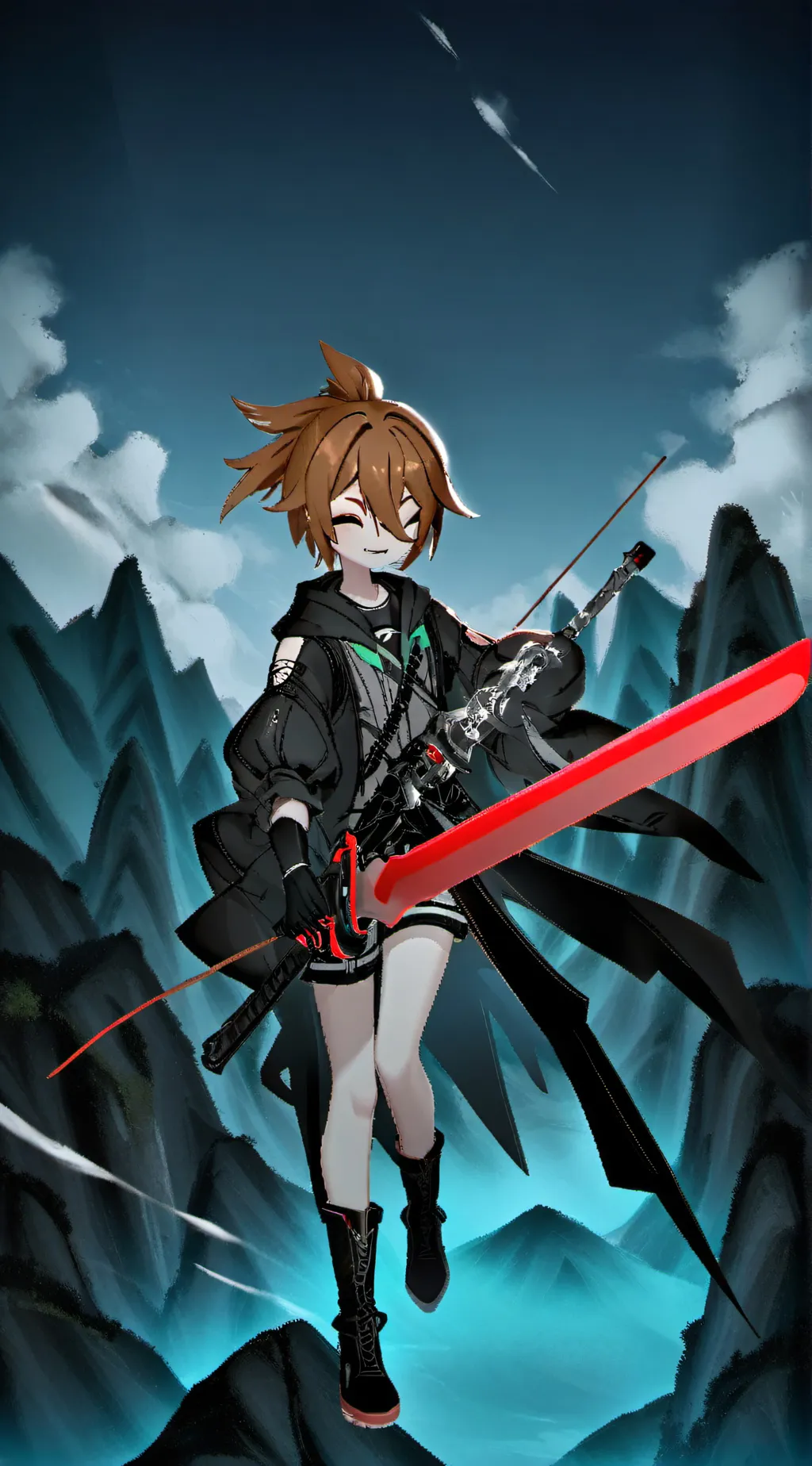 ai character: AURORA XOXO  background