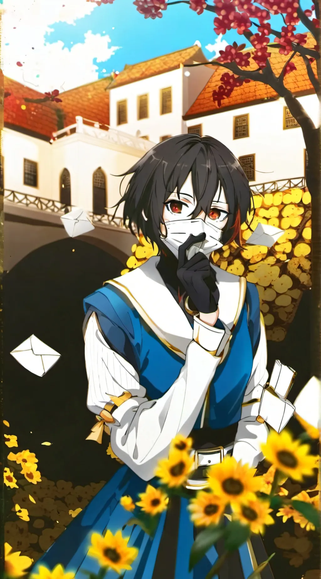 ai character: kny secret santa background