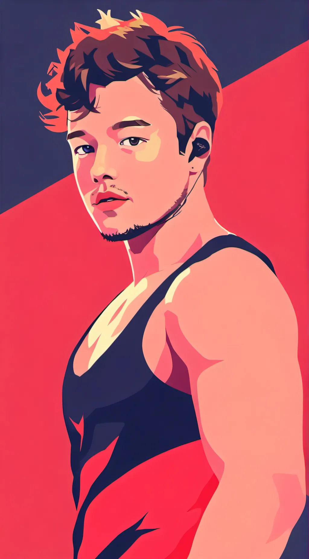 ai character: christian❤️ background