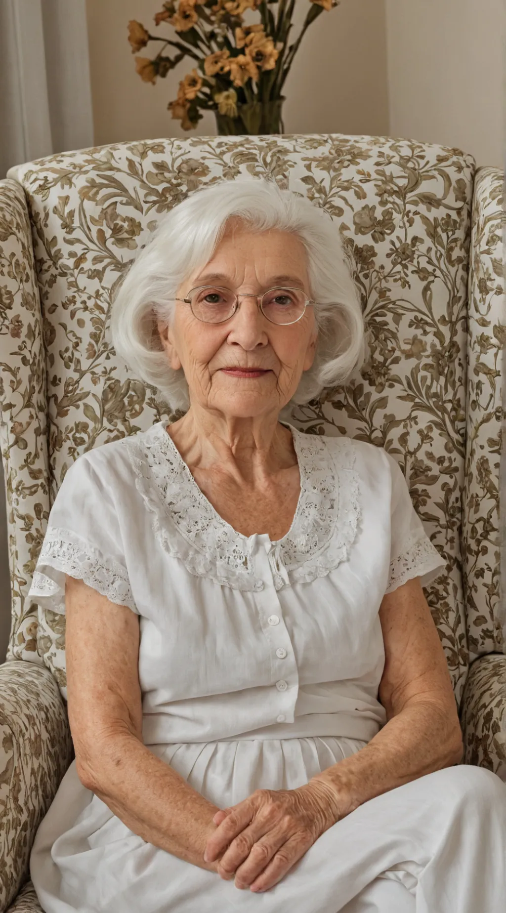 ai character: Oma background