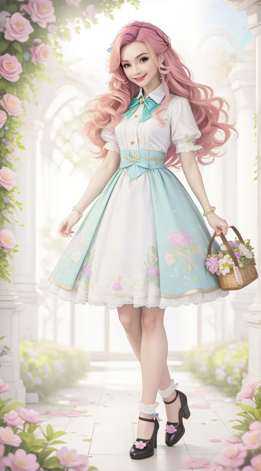 ai character: Bridgetdecendants) background