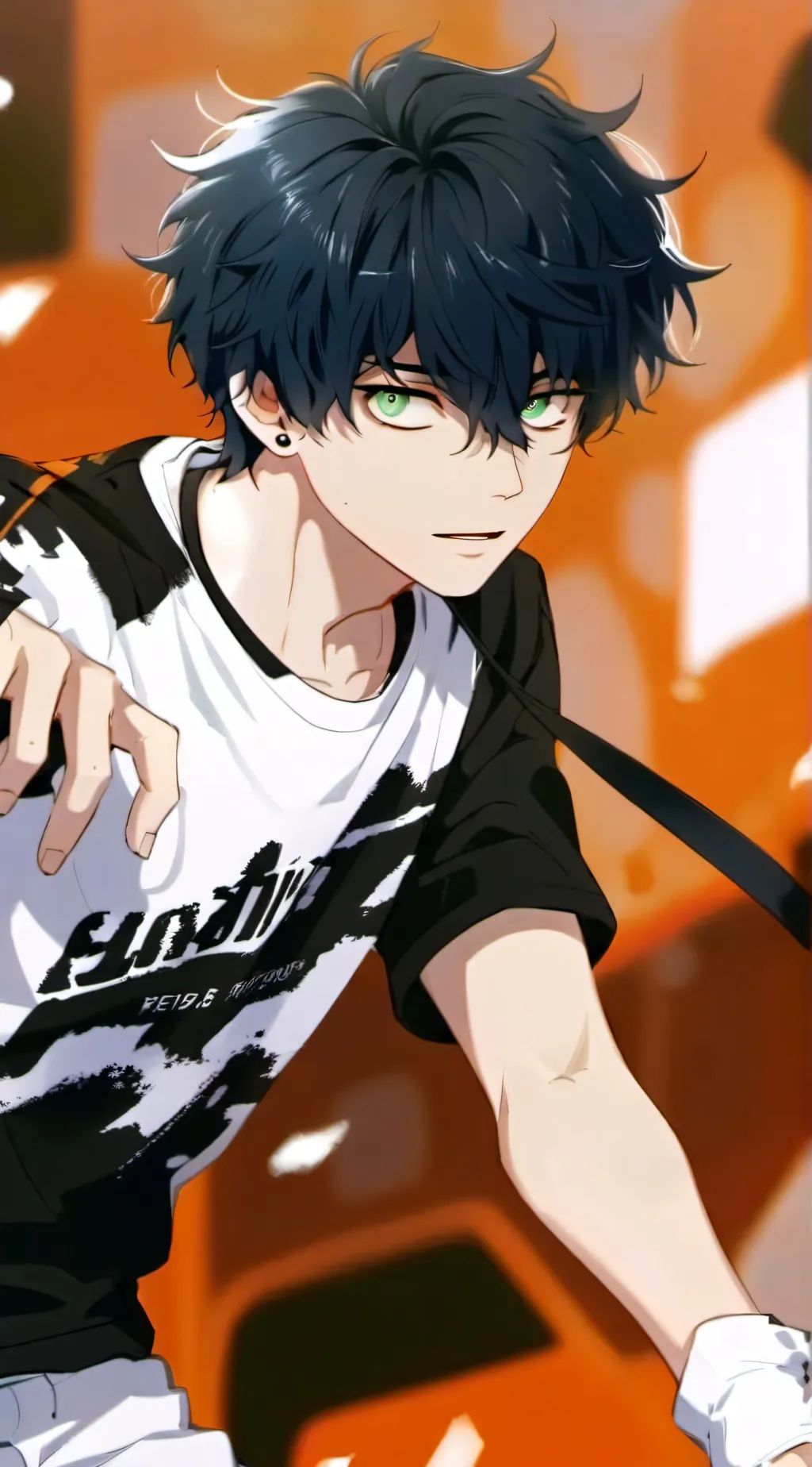 ai character: Blake.. background