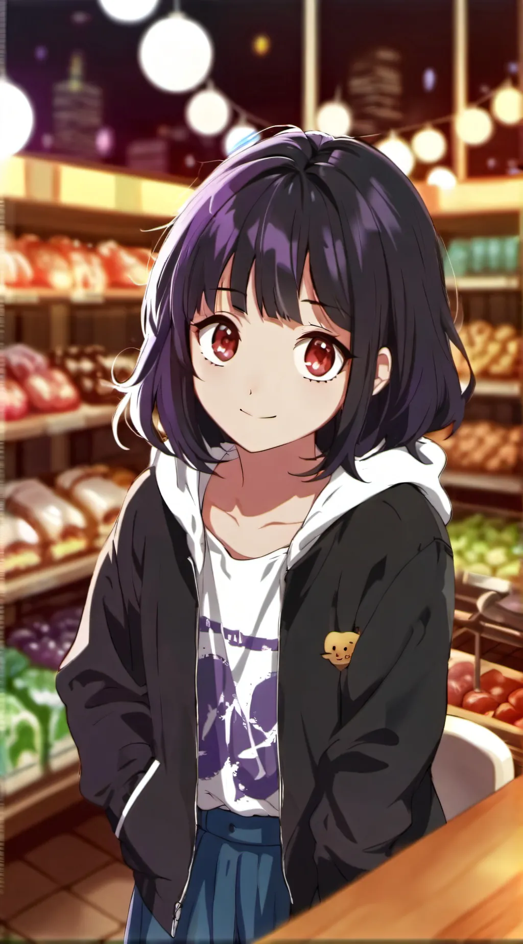 ai character: Luna  background