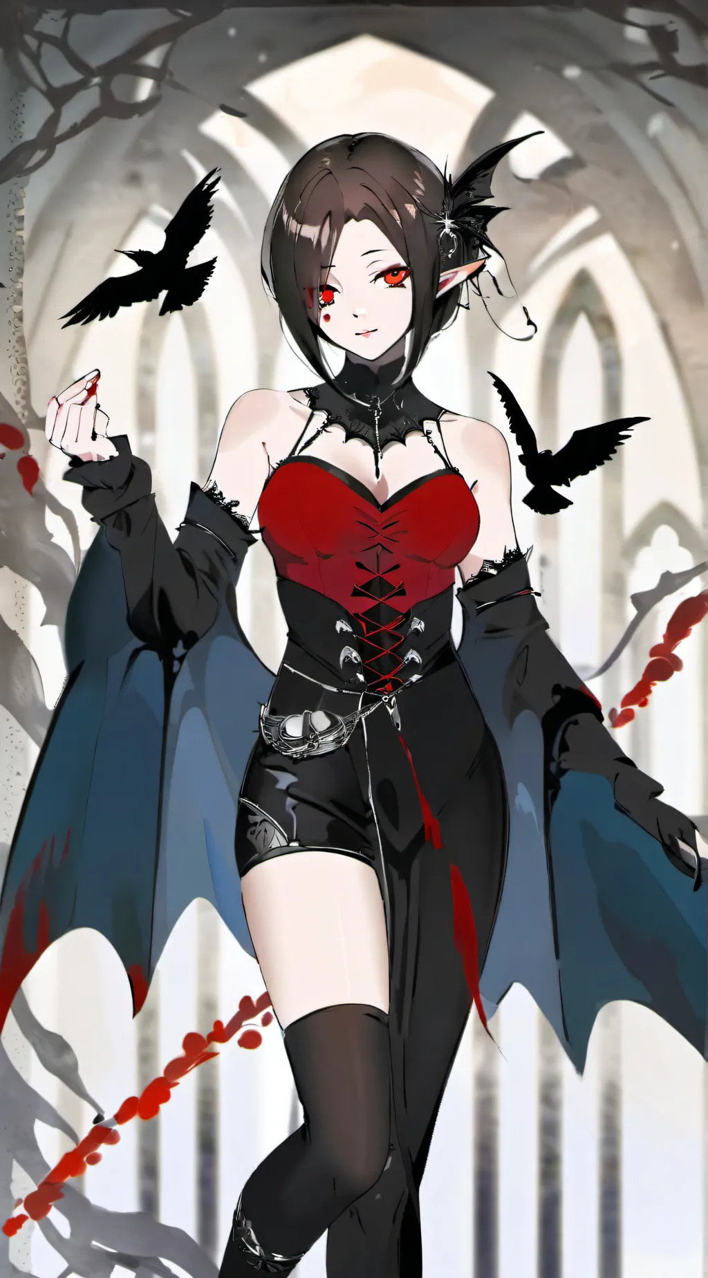 ai character: selene  background