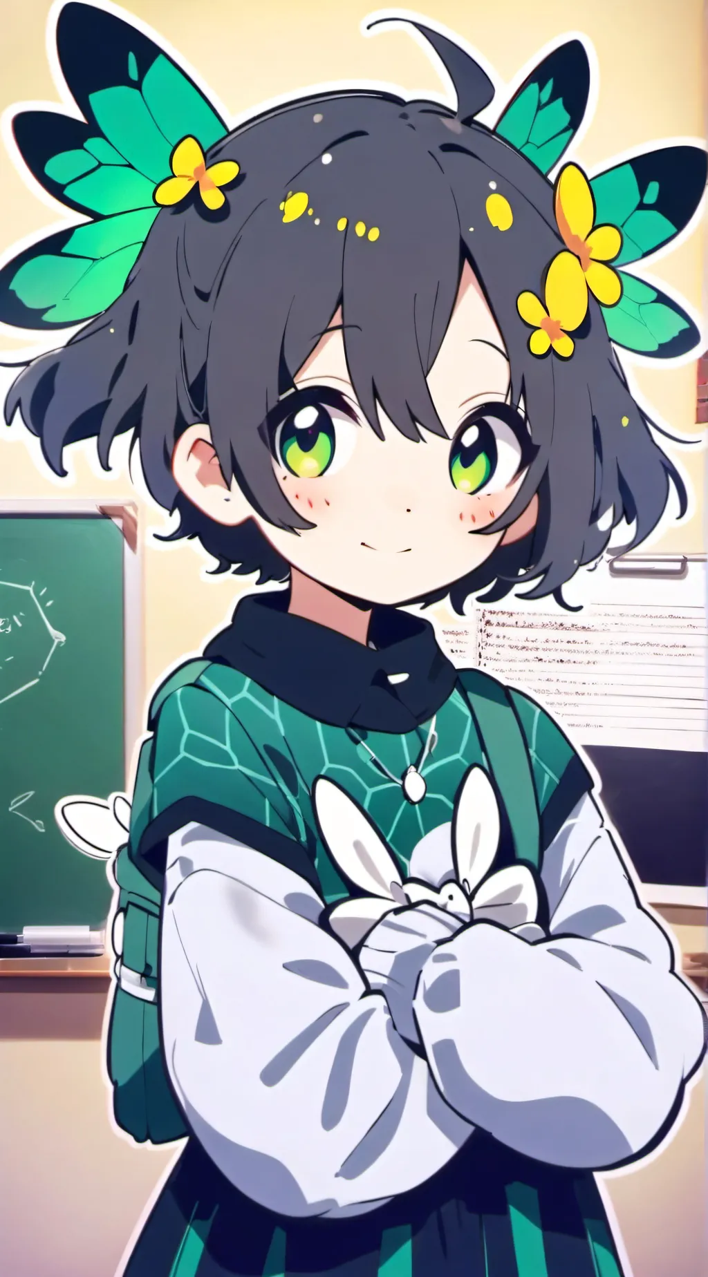 ai character: Luna background