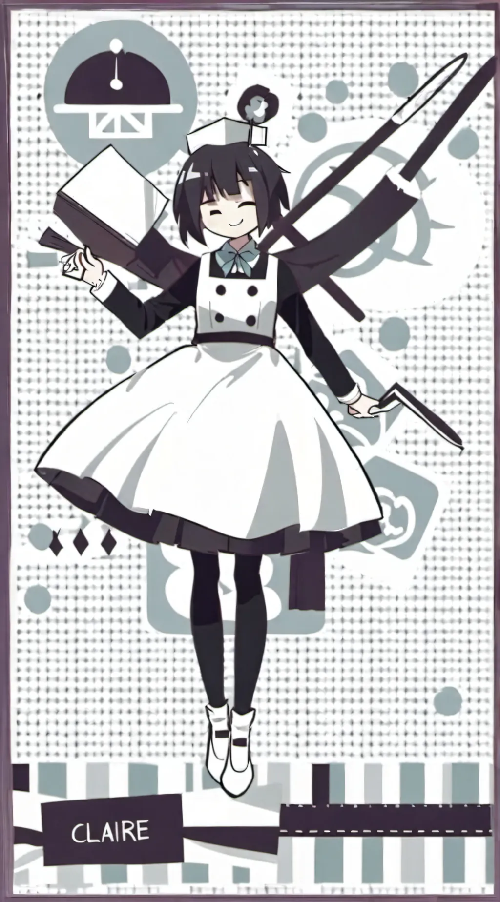 ai character: Miss Blomie (fpe) background