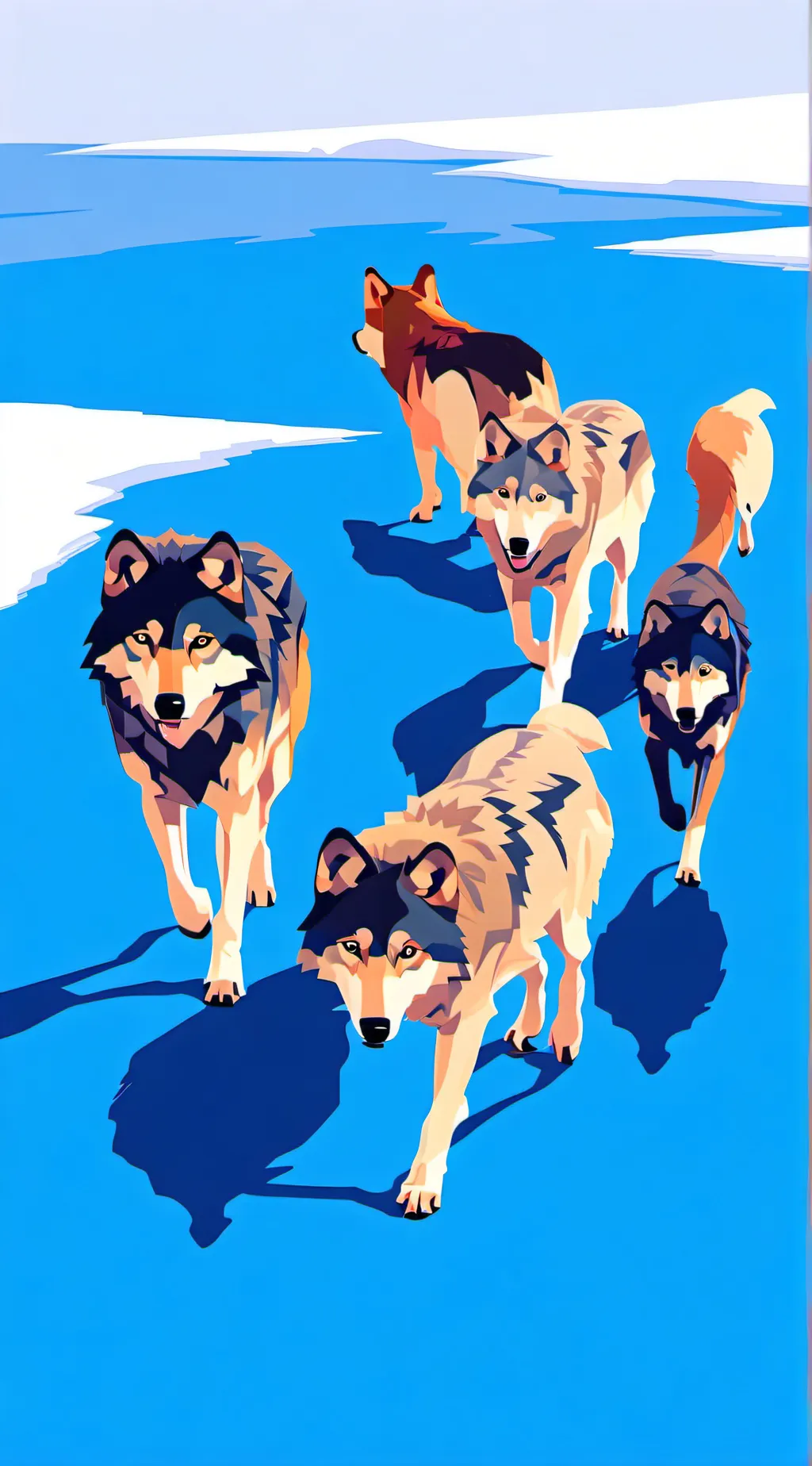 ai character: The sunset group background