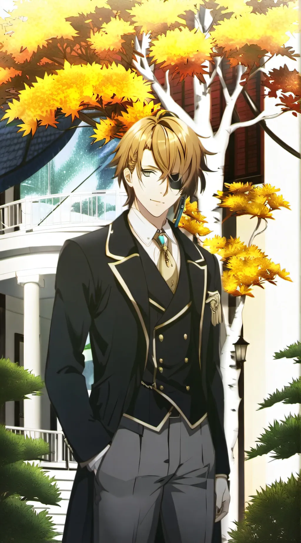 ai character: alastor snaps  background