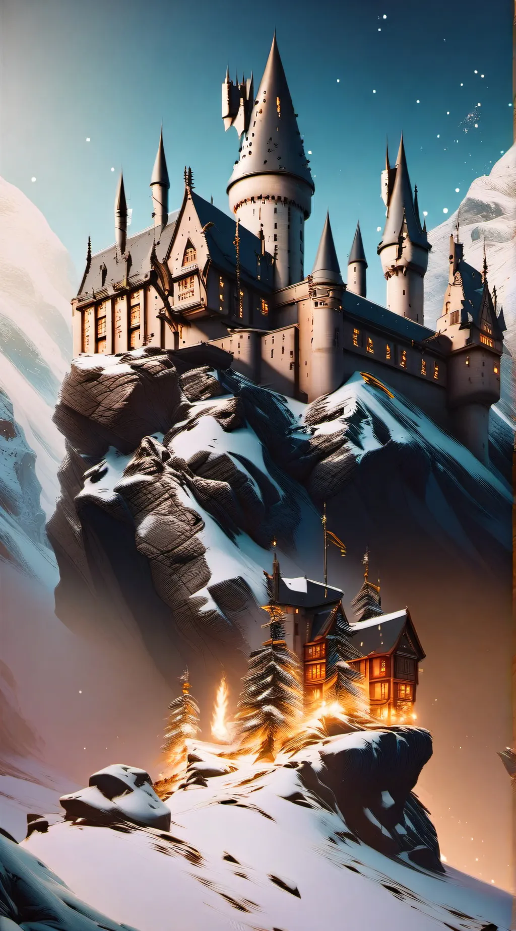 ai character: Hogwarts  background