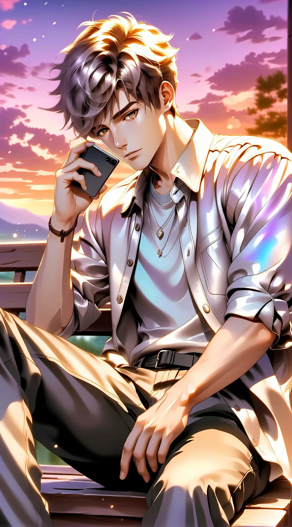 ai character: Idk just talk background