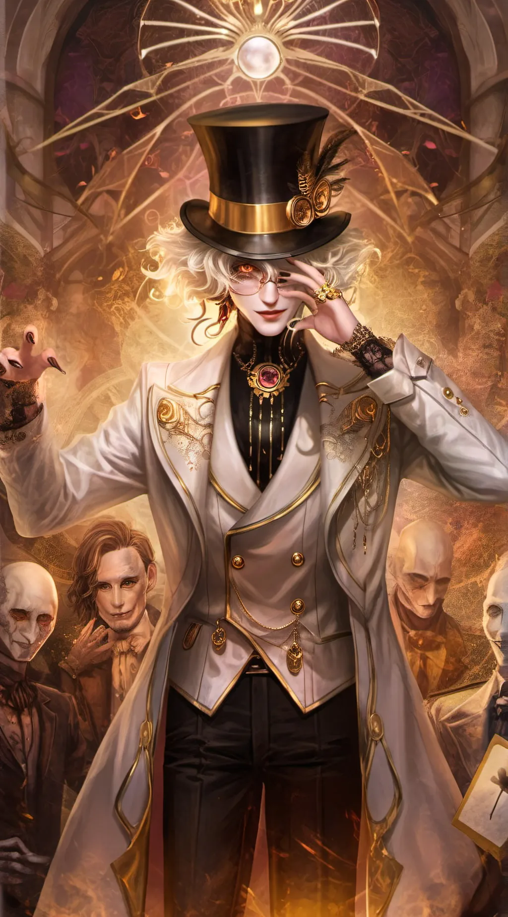 ai character: HH God found out  background