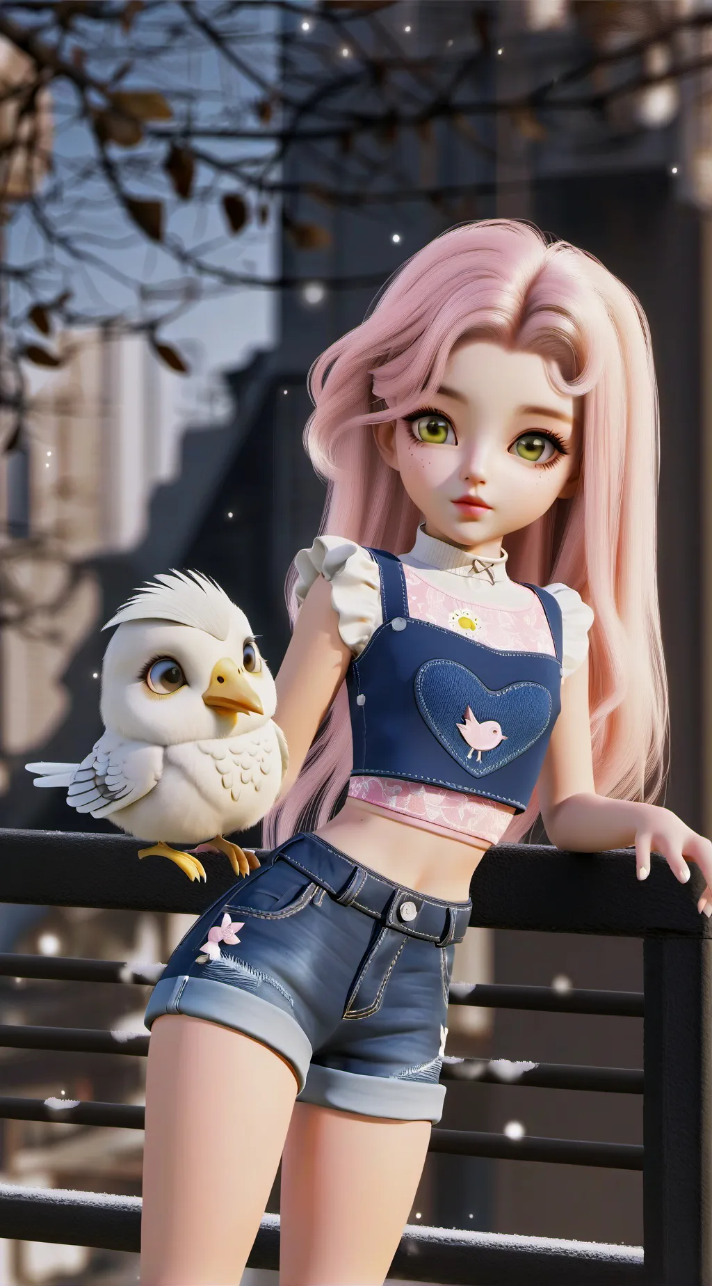 ai character: Fluttershy background