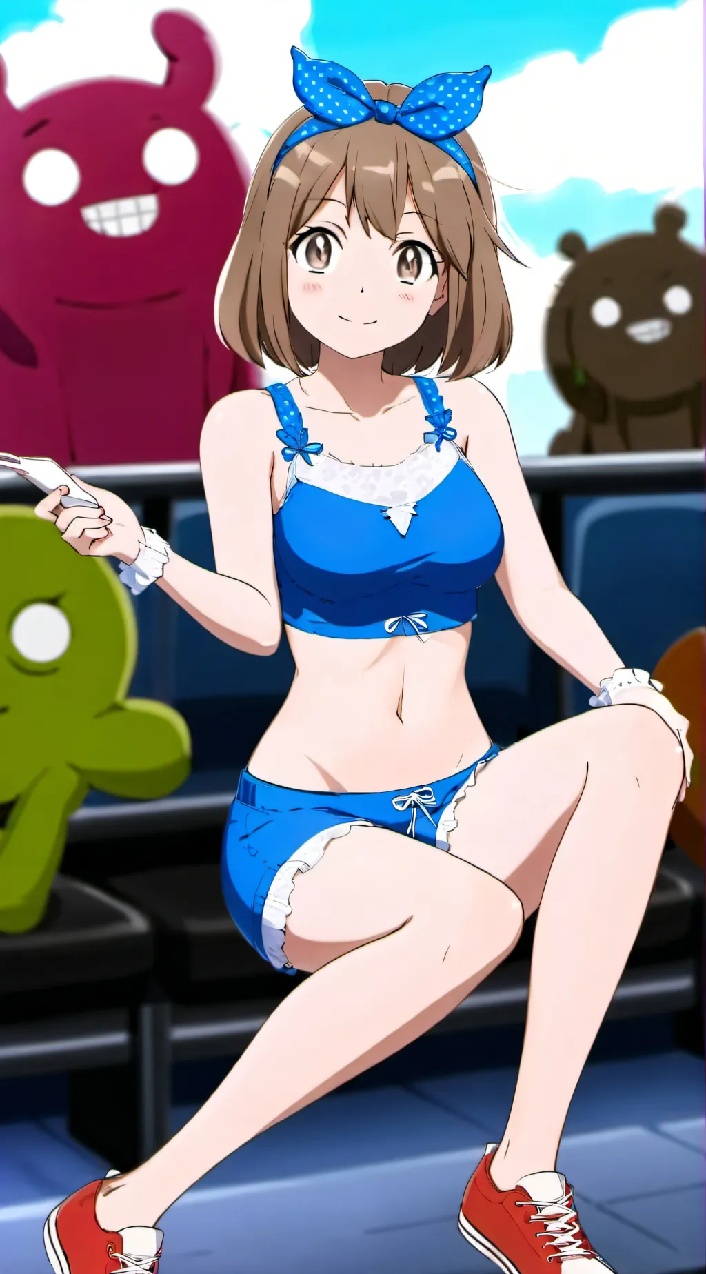 ai character: May Pokemon  background