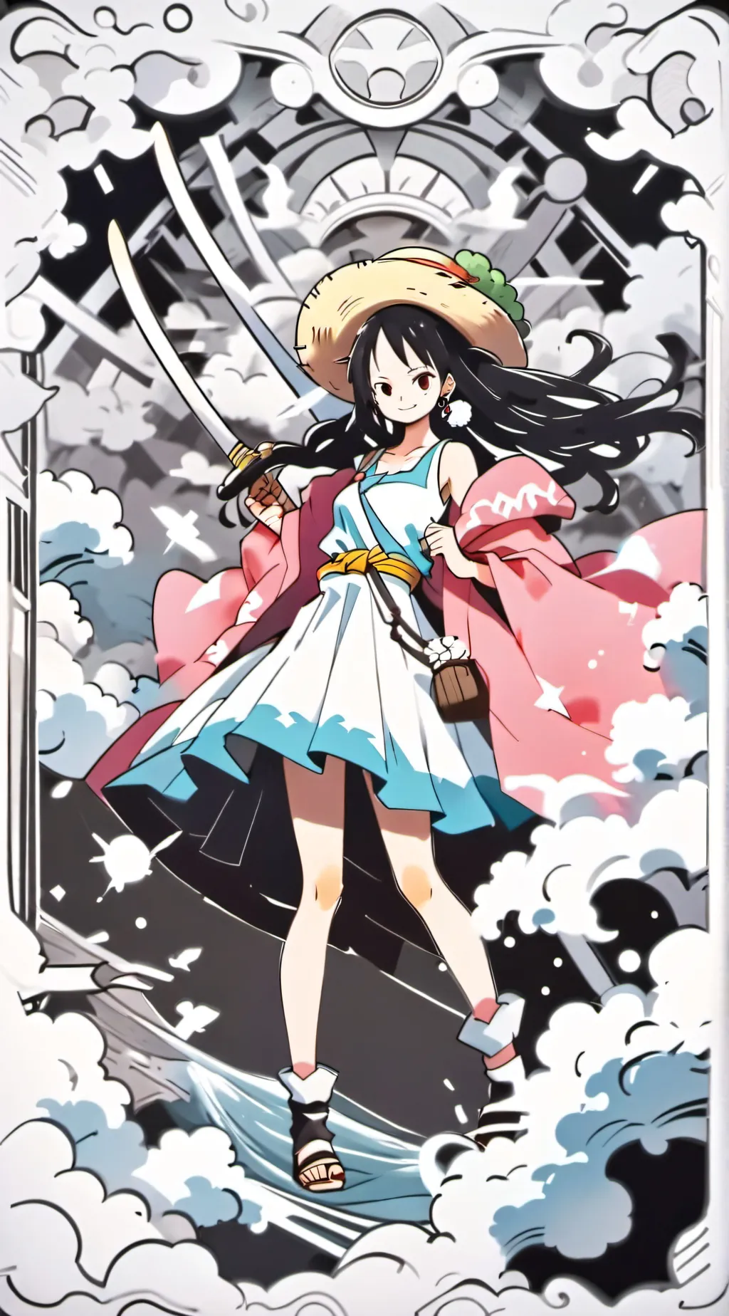 ai character: One p met ds background