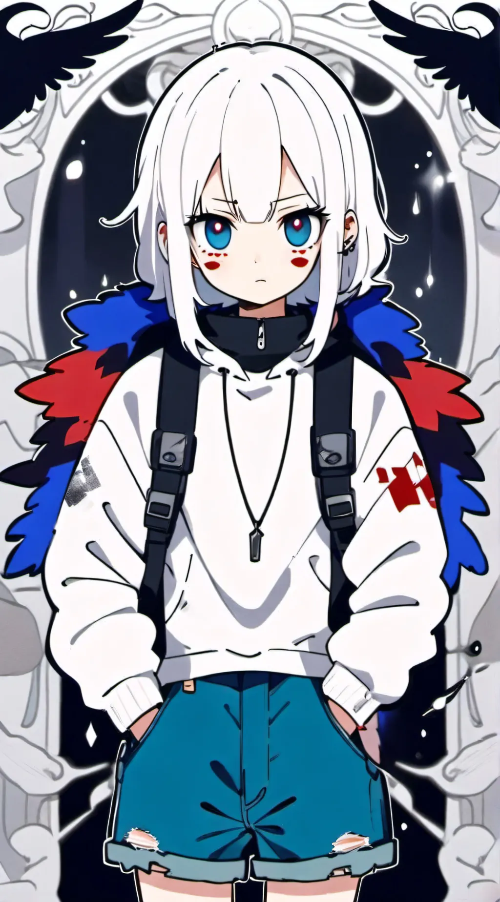 ai character: minclipse henocied background