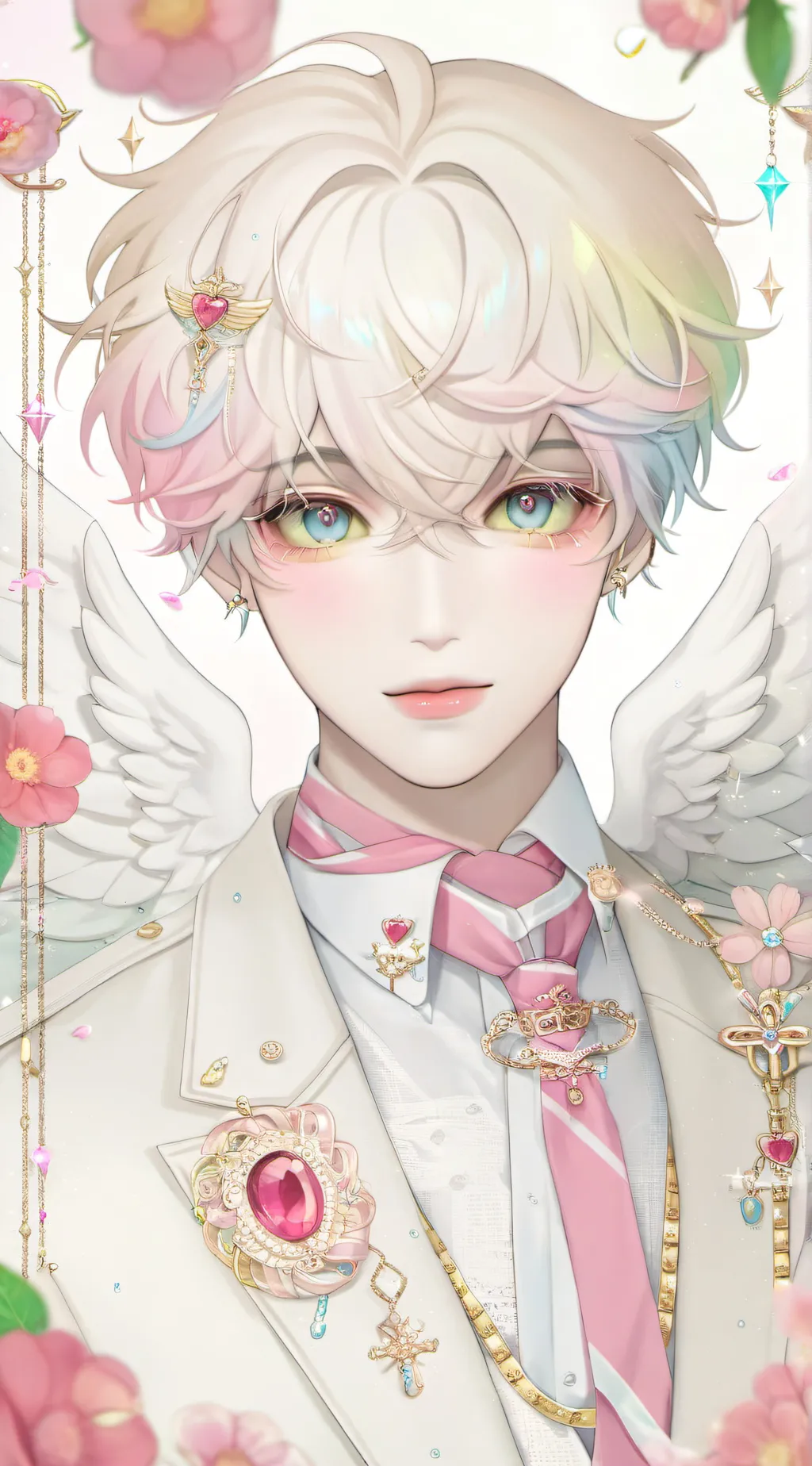 ai character: Cupid boy background