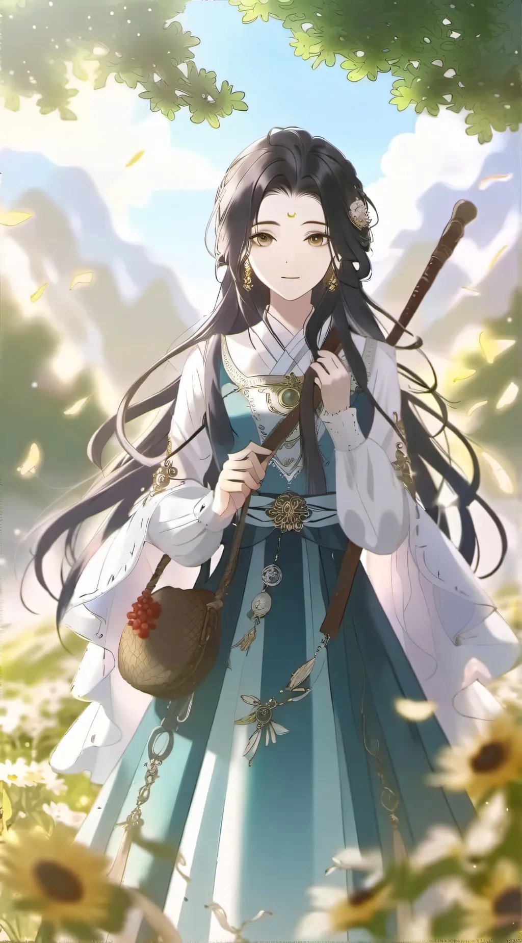 ai character: Dandys world stuff background