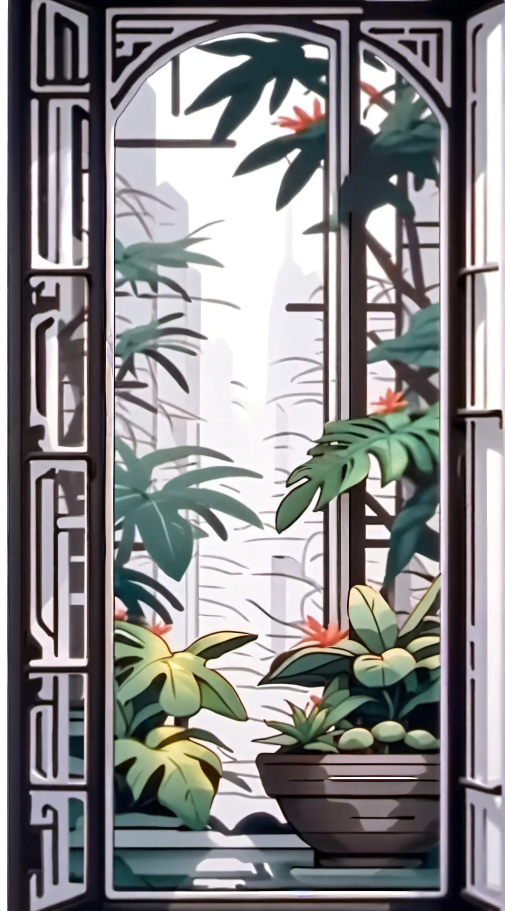 ai character: The Plants background