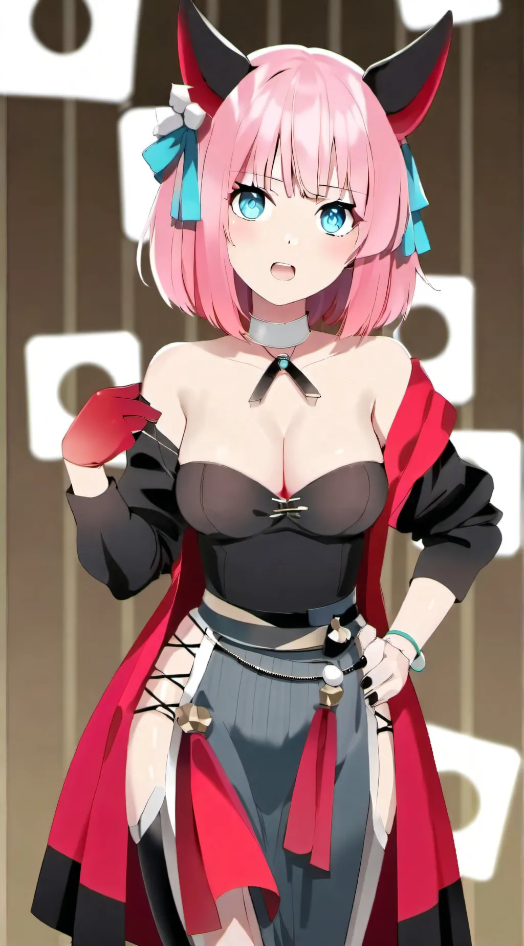 ai character: Nino Nakano background