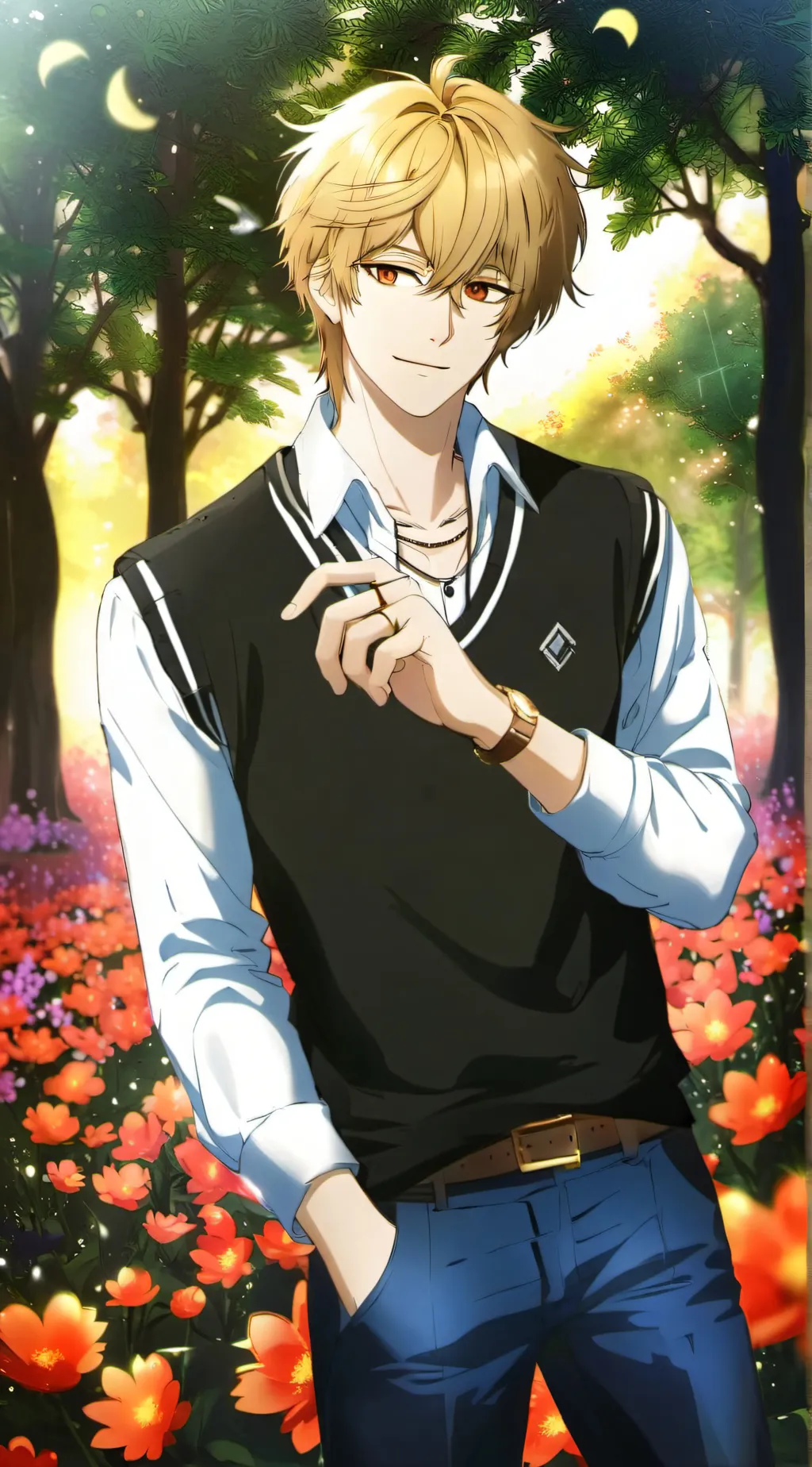 ai character: Andy background