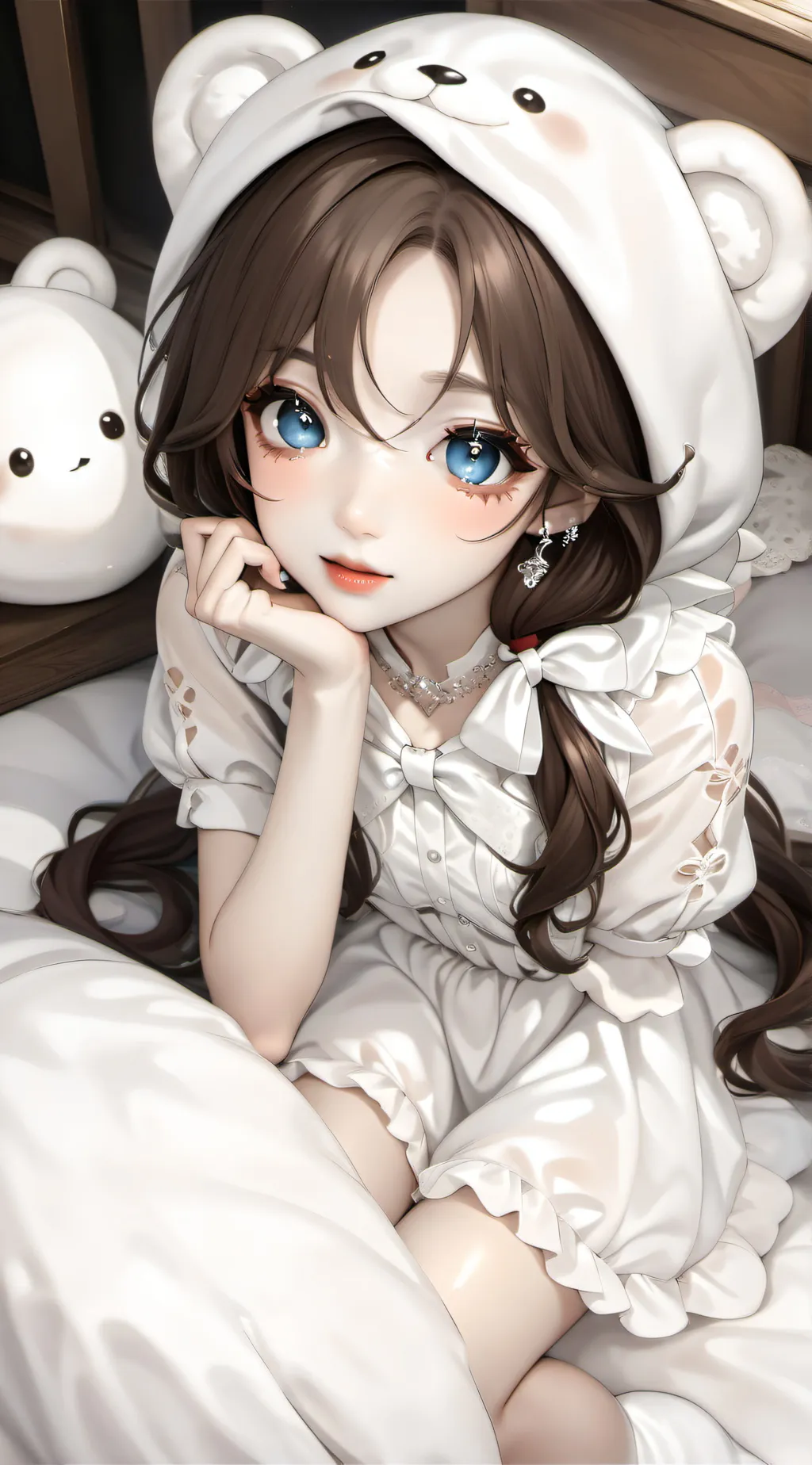 ai character: Luckily  background