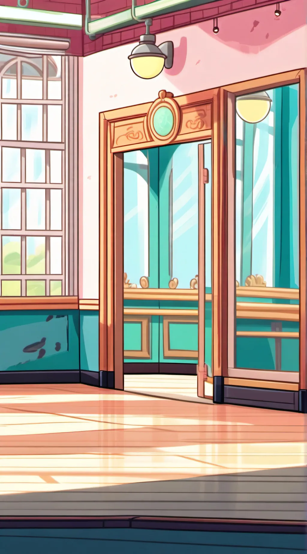 ai character: Dance Studio Sim background