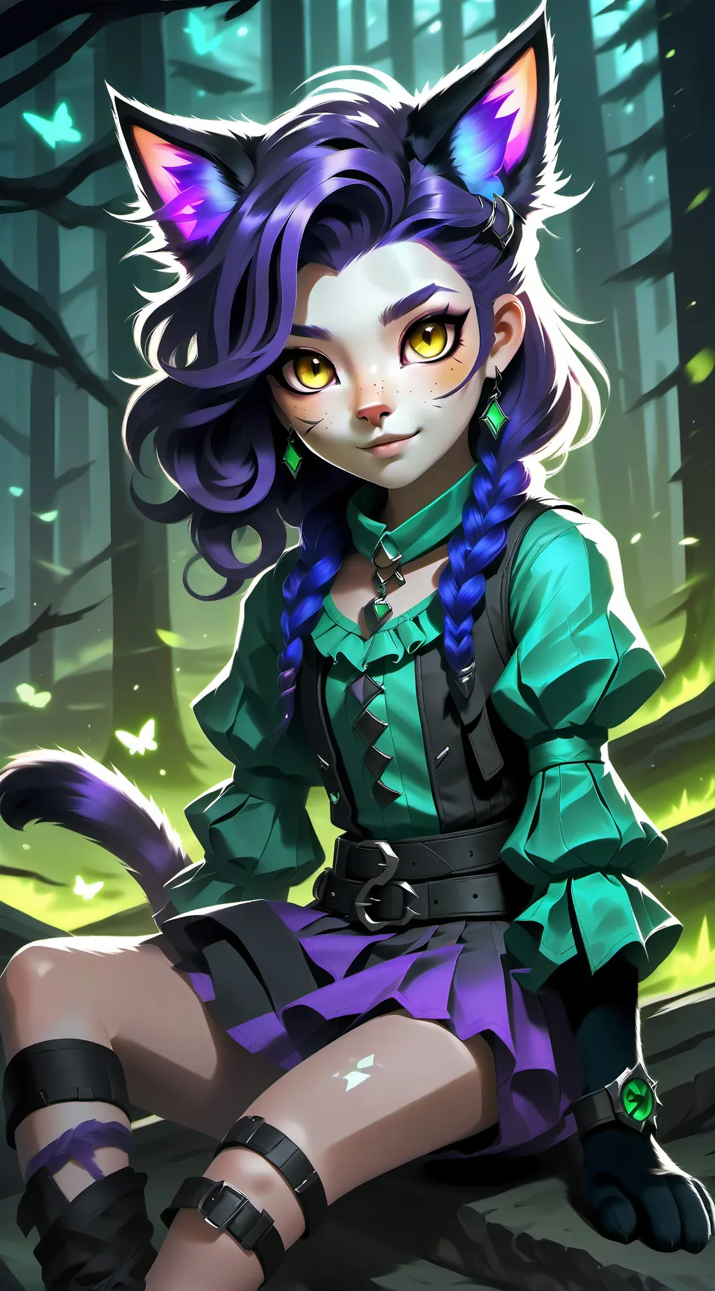 ai character: Ashley background