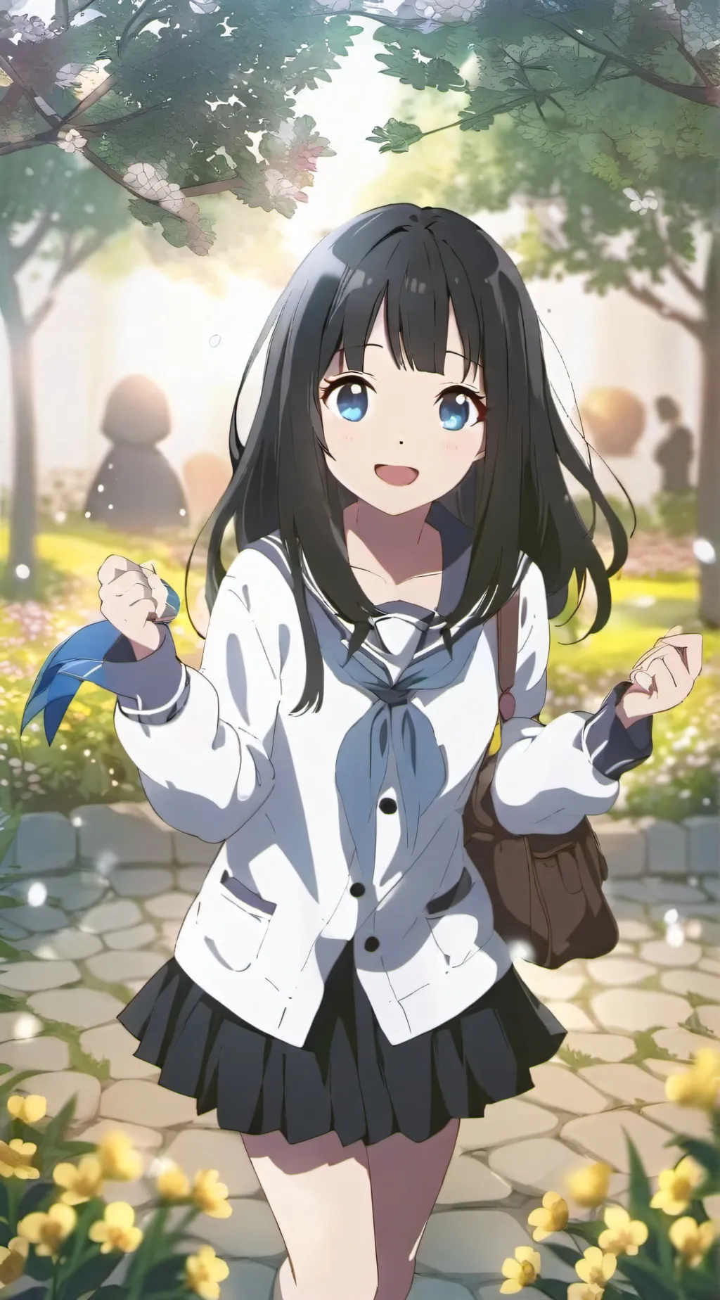 ai character: enoki background