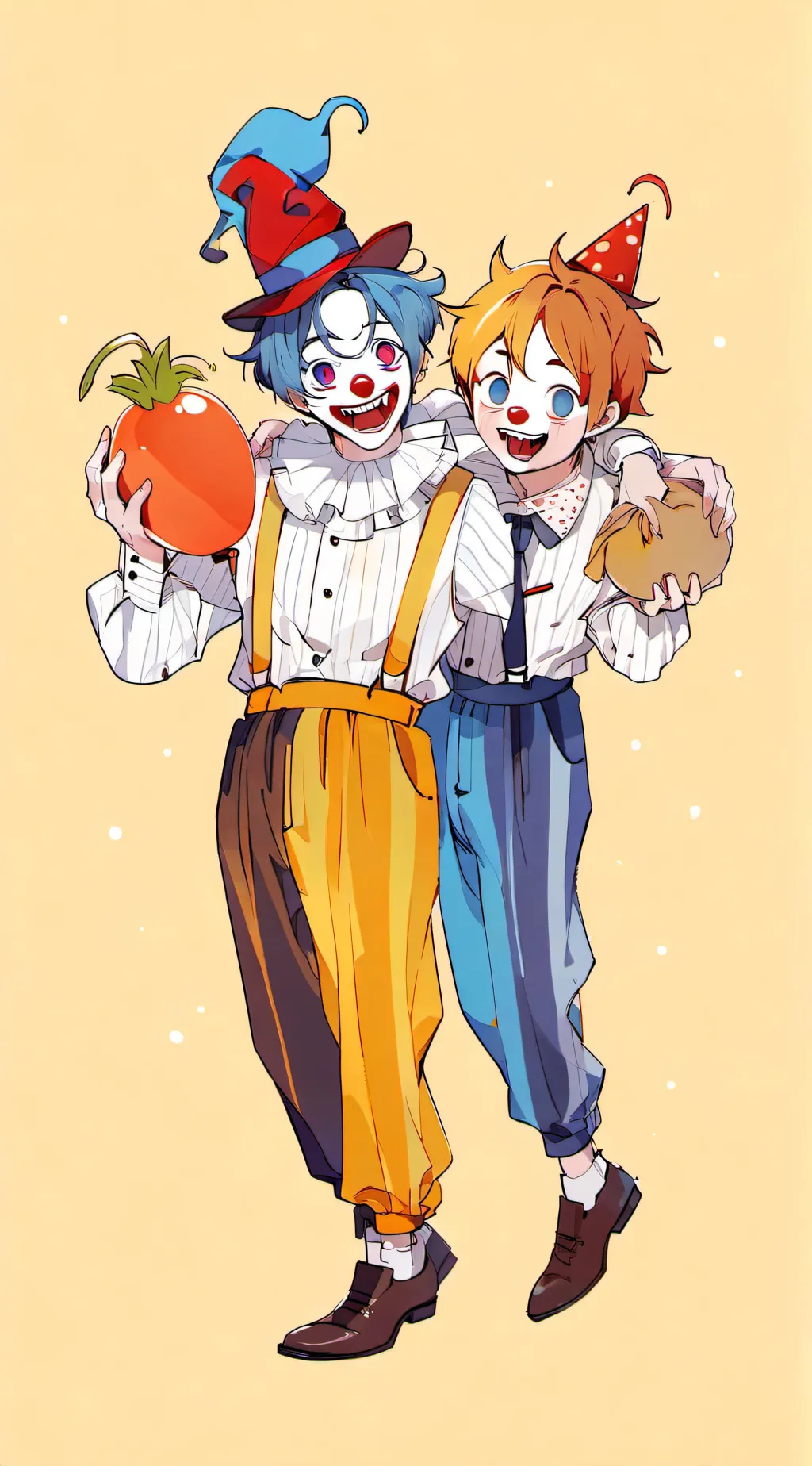 ai character: Clowns background