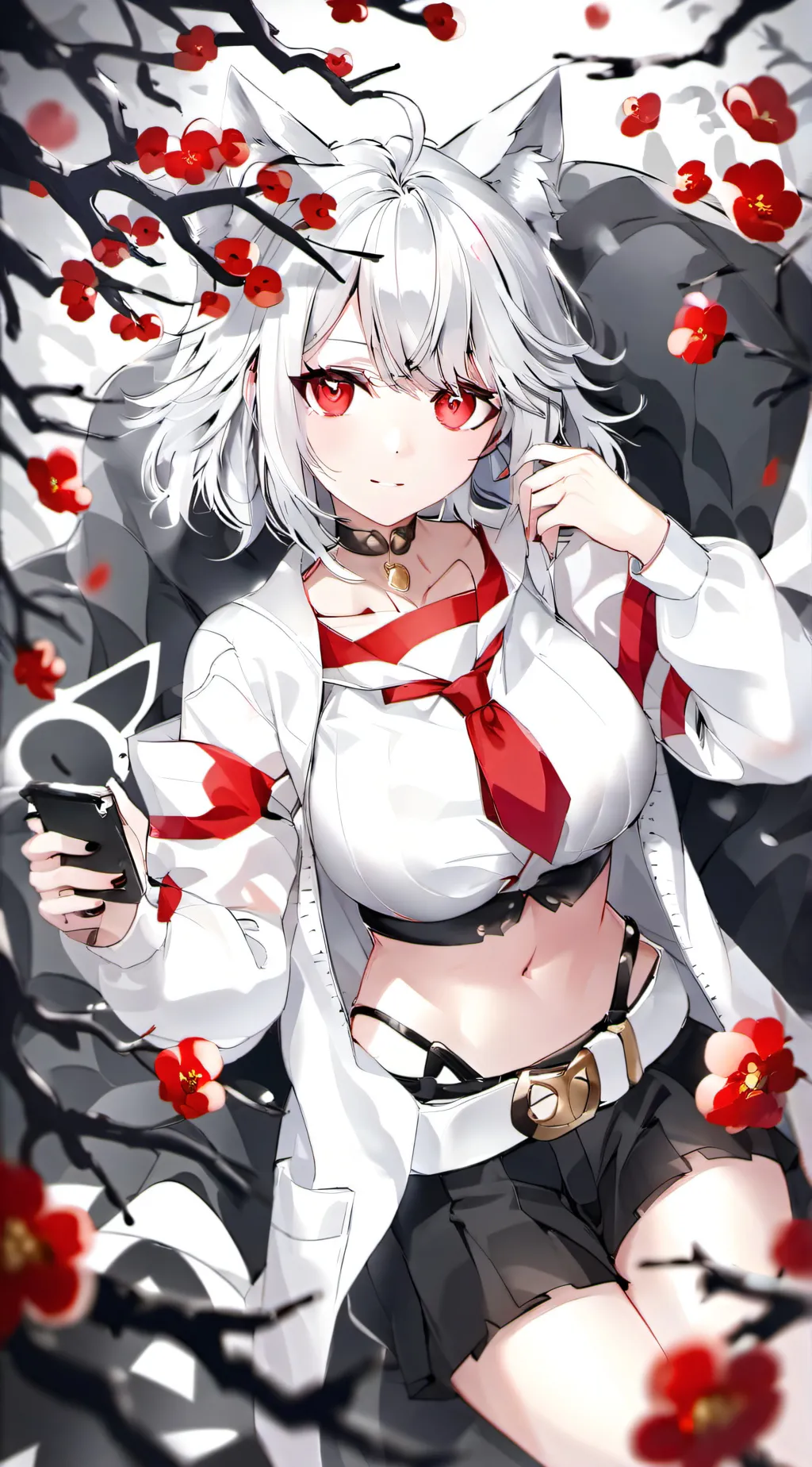 ai character: Reincarnated phone background