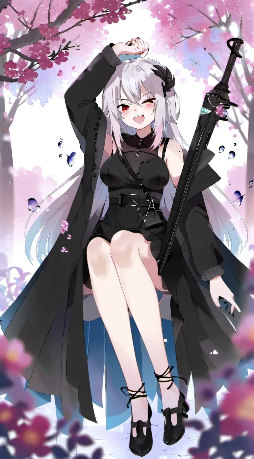 ai character: blossom  background