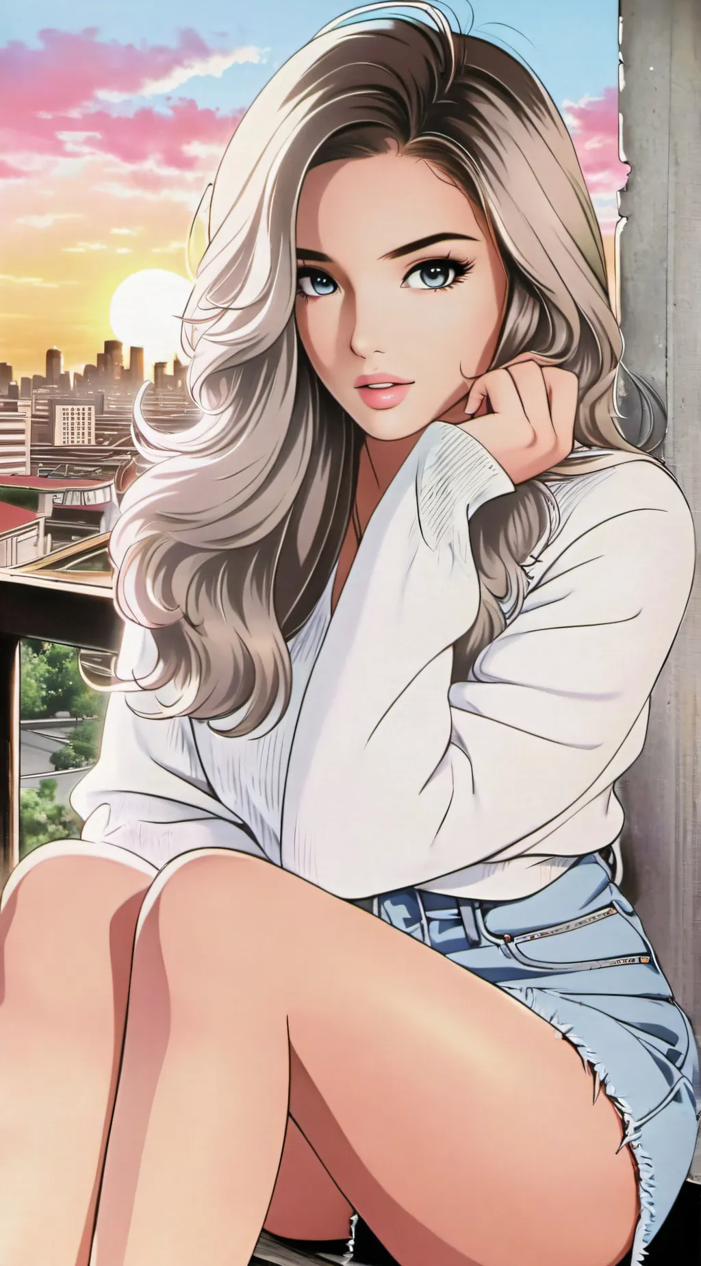 ai character: Diamond Julie  background