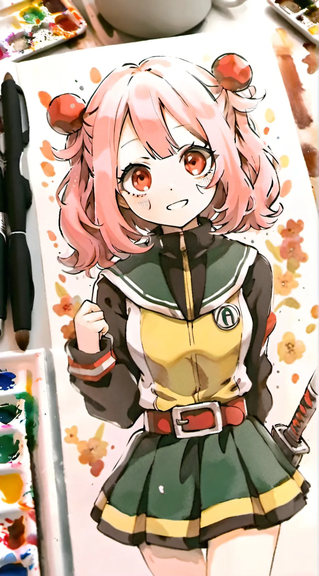 ai character: mina (mha) background