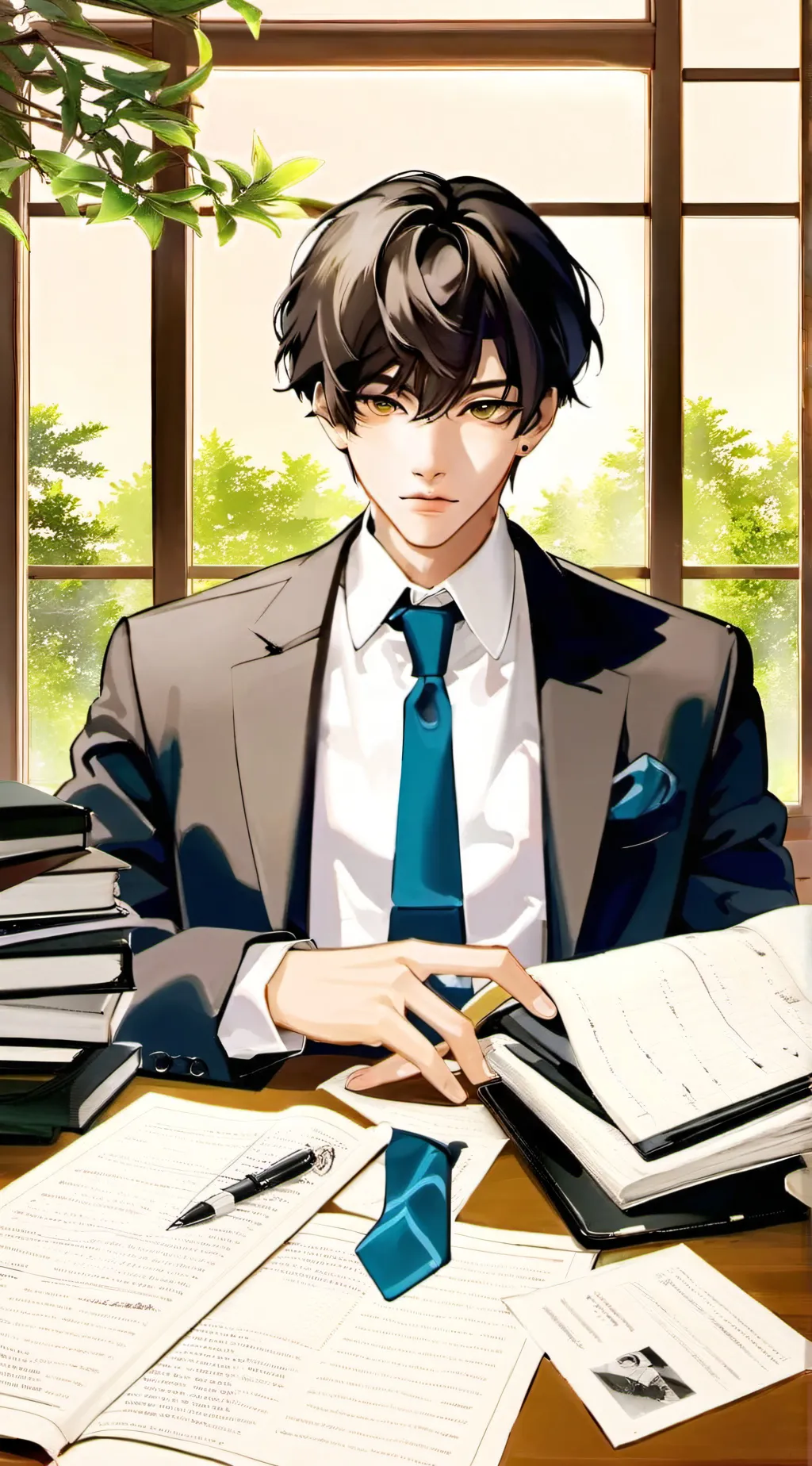 ai character: zavier background