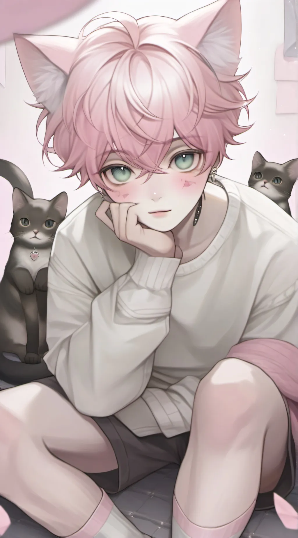 ai character: ✨🎀ash🎀✨ background