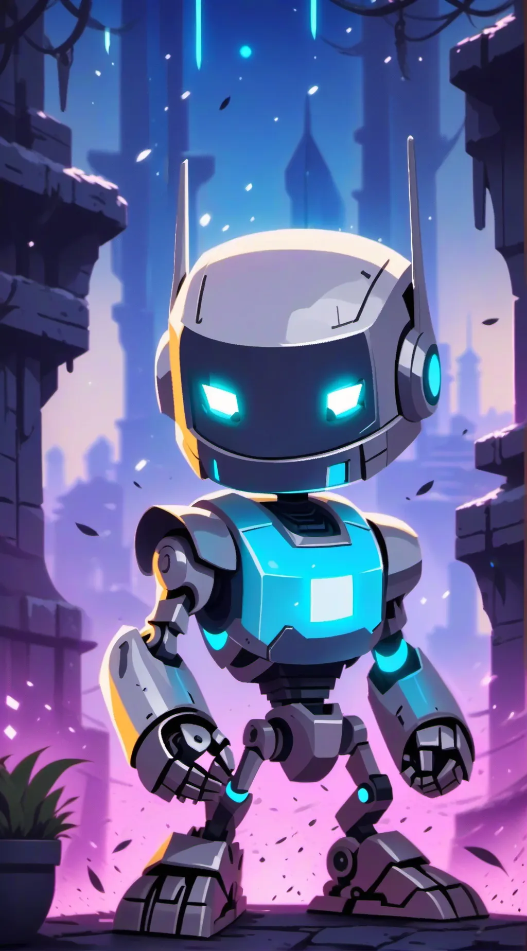 ai character: Creg The Robot background