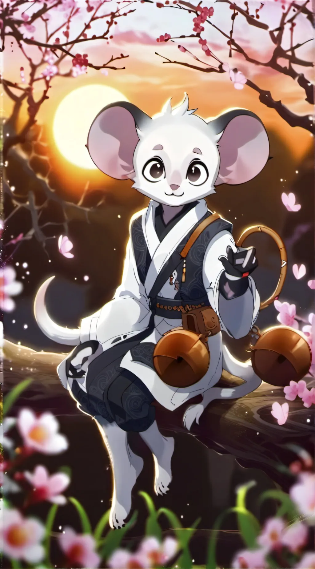 ai character: Moon rat background